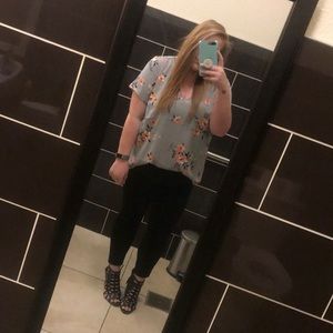 Torrid Floral Blouse